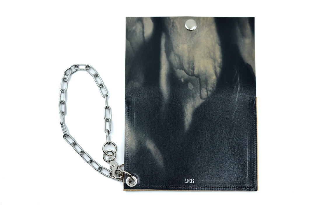 Chain Wallet - Liquid Black