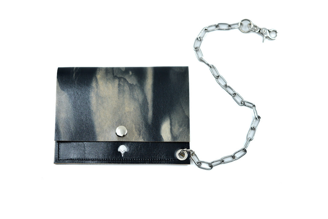 Chain Wallet - Liquid Black