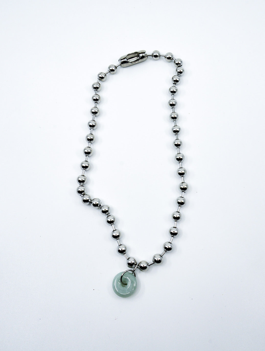 Jade Ball Chain Necklace