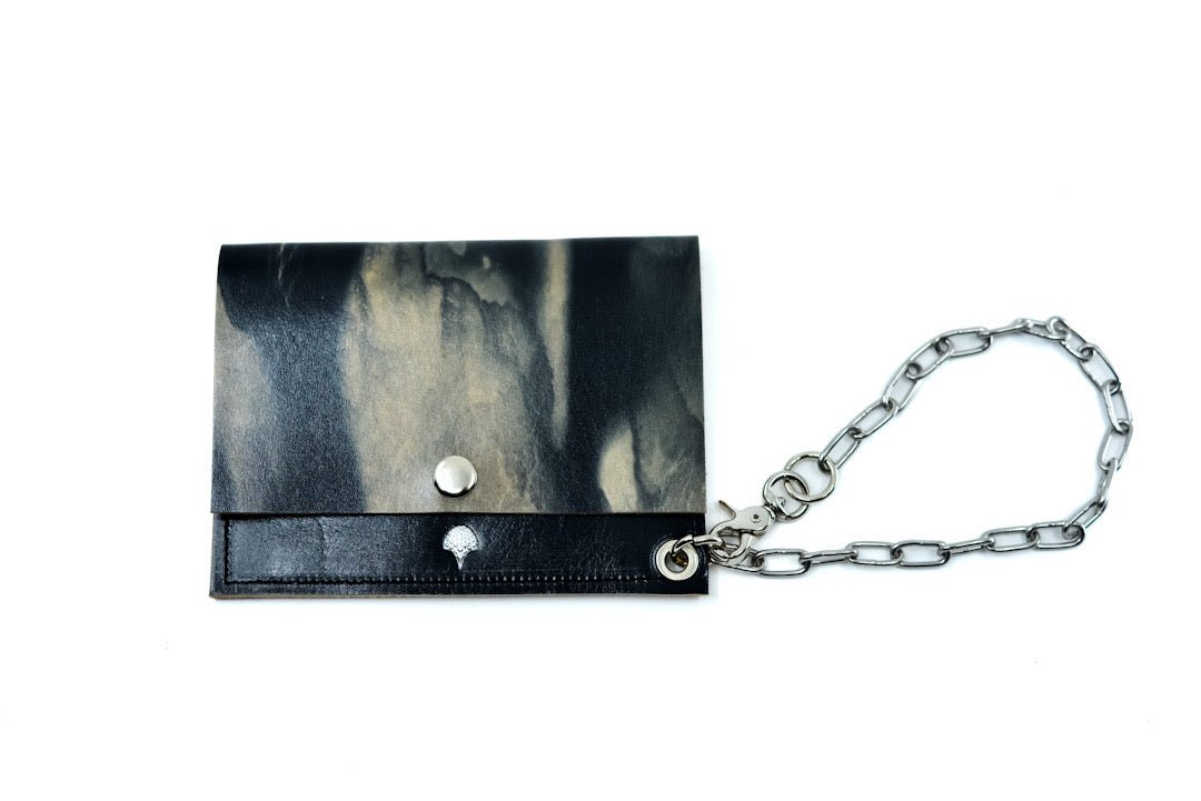 Chain Wallet - Liquid Black