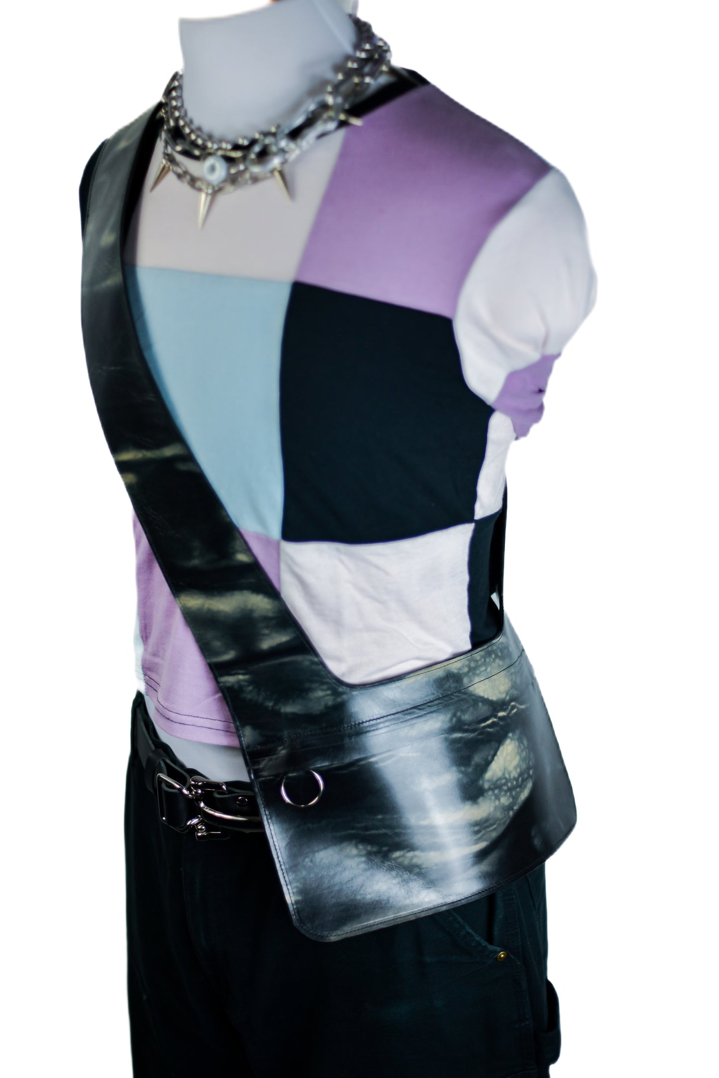 Keyhole Bag -Liquid Black