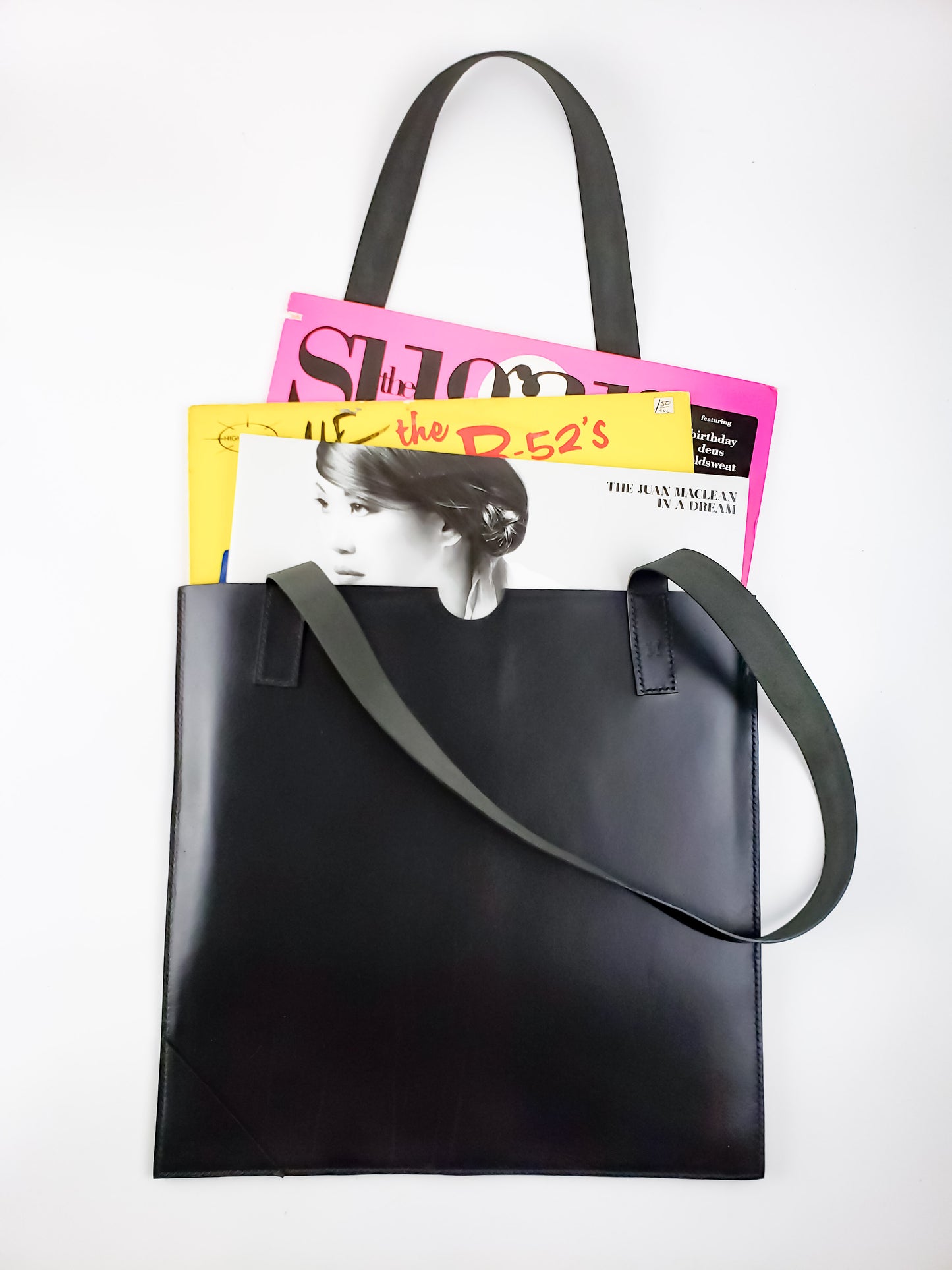Black Record Tote