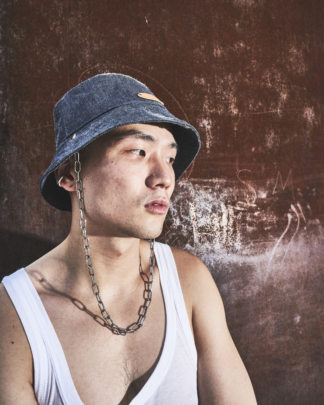 Upcycled Japanese Selvedge Denim Bucket Hat - Indigo