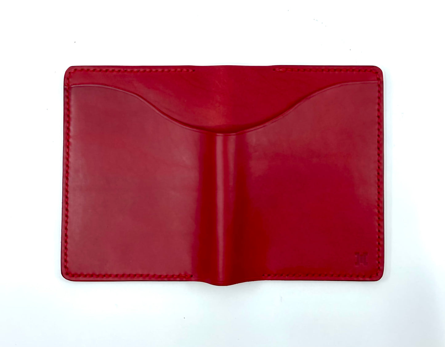 Red Leather Passport Wallet