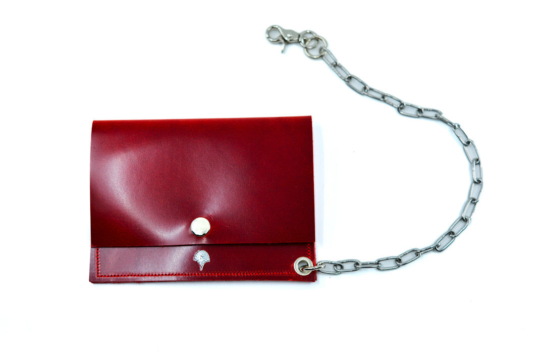 Chain Wallet -Cherry Glaze