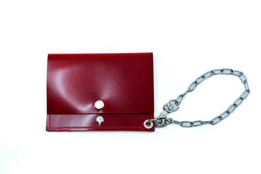 Chain Wallet -Cherry Glaze