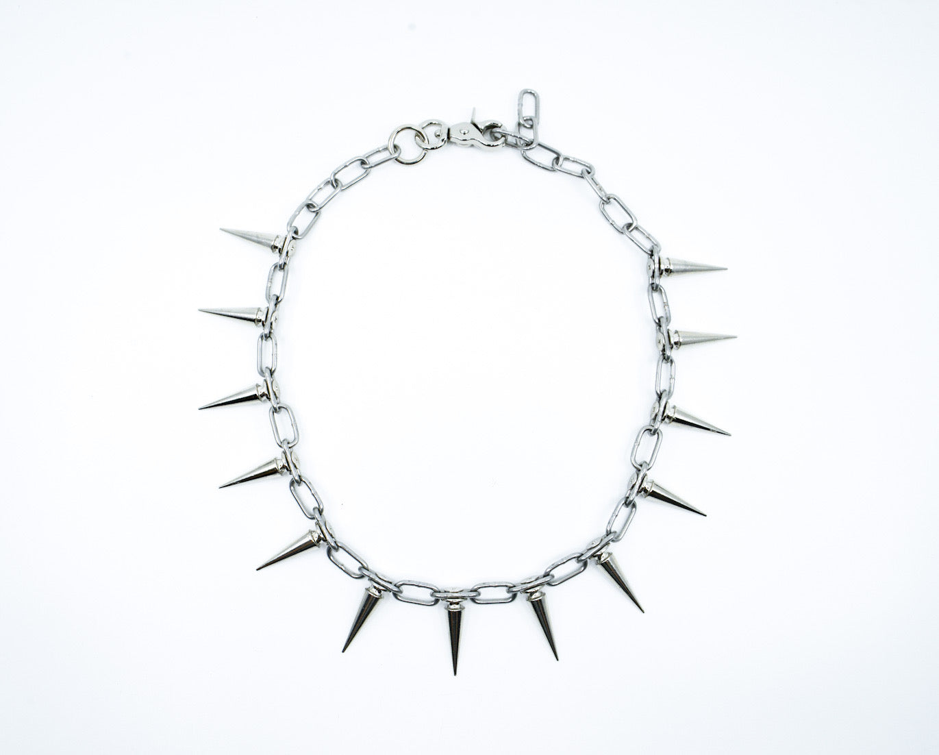 Double Spiked Necklace