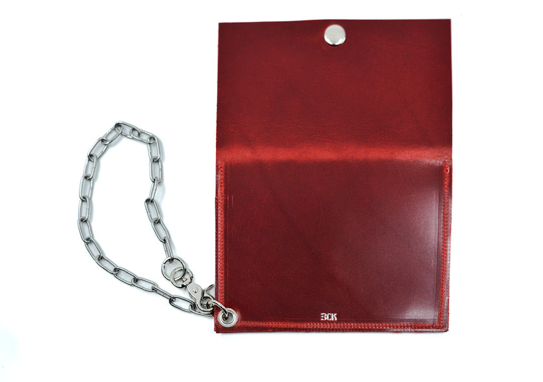 Chain Wallet -Cherry Glaze