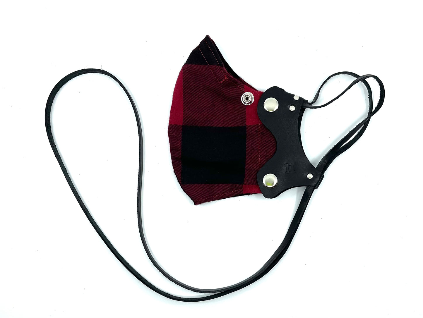 V2. Red Flannel Lanyard Mask